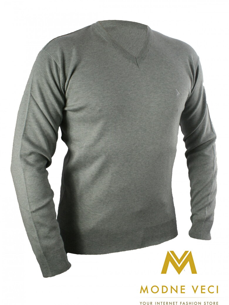 Męski sweter szary męski sweter szary