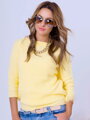 Damski sweter HONEY - żółty