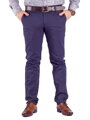Spodnie męskie slim fit 48-2 ciemno-niebieskie