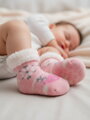 Termo zokni csecsemőknek Szarvas rózsaszín