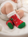 Csúszásgátló zokni csecsemőknek L024 karácsonyfa