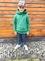 Kisfiús melegítő nadrág TOMMY LIFE petróleumzöld