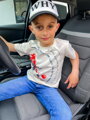 Kisfiús rövid ujjú póló vajszín