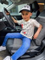 Kisfiús rövid ujjú póló vajszín