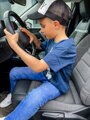 Trendi kisfiús póló sötétkék színben