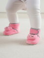 Bélelt csecsemő papucs rózsaszín színben