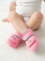 Bélelt csecsemő papucs rózsaszín színben