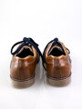 Chlapčenské detské kožené topánky 303 hnedé