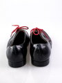 Chlapčenské detské spoločenské kožené topánky 99 A čierne lesklé