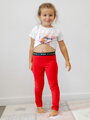 LIZZY VSB piros lány leggings