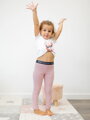 Lányos leggings LIZZY VSB babarózsaszín