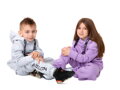 Gyerek melegítő szett VSB KIDS lila színben