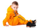 Gyerek melegítő szett VSB KIDS narancssárga
