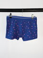 Pánske vzorované boxerky v modrej farbe