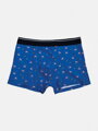 Pánske modré boxerky s palmami 