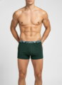 Férfi pamut boxeralsó UOMO sötétzöld színben