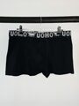 Čierne pánske bavlnené boxerky UOMO