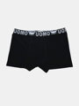 Čierne pánske bavlnené boxerky UOMO