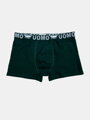 Pánske bavlnené boxerky UOMO v tmavozelenej farbe