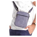 Pánska kožená CROSSBODY taška 1115-TGH navy