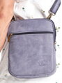 Férfi bőr CROSSBODY táska1115-TGH navy