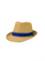 Pánsky slamený klobúk v hnedej farbe 209
