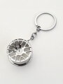 Kľúčenka v tvare disku – strieborná 