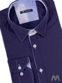 Férfi ing slim fit vágás VS-PK 1741 sötétkék