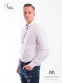 VERSABE Luxus férfi fehér sport elegáns ing SLIM FIT VÁGÁS VS-PK-1710