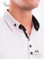 VERSABE Luxus férfi fehér sport elegáns ing SLIM FIT VÁGÁS VS-PK-1710