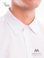 VERSABE Klasszikus fehér, enyhén fényes ing  SLIM FIT vágásban VS-PK-1714
