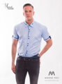 VERSABE Halványkék sportos férfi ing  VS-PK1718