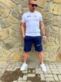 Férfi rövidnadrág Tommy Life  kék színben