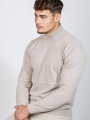 Pánsky bavlnený béžový rolák R02