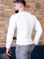 VERSABE Sportos férfi trikó VERSABE -fehér hosszú ujjú