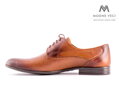 Elegáns cipő - bőr modell 138/T - barna
