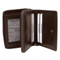 Pánska kožená peňaženka N014-VTK-D-RFID hnedá