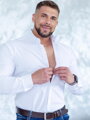 VERSABE Fehér klasszikus matt ing SLIM FIT vágásban - VS-PK-1713