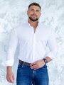 VERSABE Fehér klasszikus matt ing SLIM FIT vágásban - VS-PK-1713