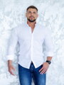 VERSABE Fehér klasszikus matt ing SLIM FIT vágásban - VS-PK-1713