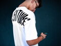 Rövid ujjú férfi póló VSB DARK FUTURE white