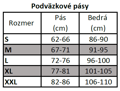 Podväzkový pás Fifii Black 