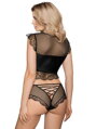 Luksusowy damski crop top ERII czarny