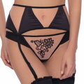 Tanga bugyi Roža Mehendi Black 
