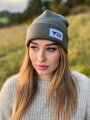 Modern női sapka VSB BEANIE olivazöld UNISEX