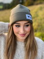 Modern női sapka VSB BEANIE olivazöld UNISEX