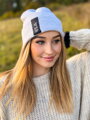 Stílusos modern unisex VSB BEANIE COLLECTION sapka szürke