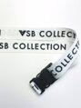 VSB COLLECTION márkájú öv fehér műanyag csattal