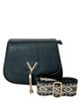Gyönyörű női crossbody kézitáska fekete színben 