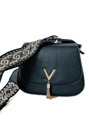 Gyönyörű női crossbody kézitáska fekete színben 